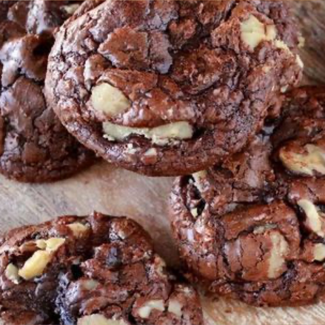 Brownie & Walnut Cookies